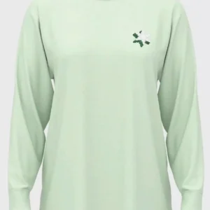 Victoria's Secret Mint Green Long-Sleeve Tee