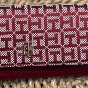 Tommy Hilfiger Wallet  fabric  dark Red