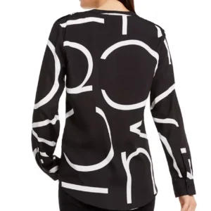 Calvin Klein Monogram Logo Button-Down
