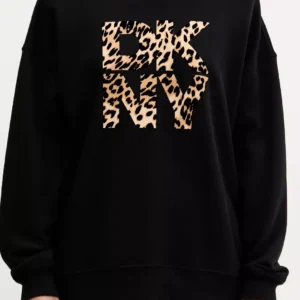 DKNY Leopard Logo Sweatshirt
