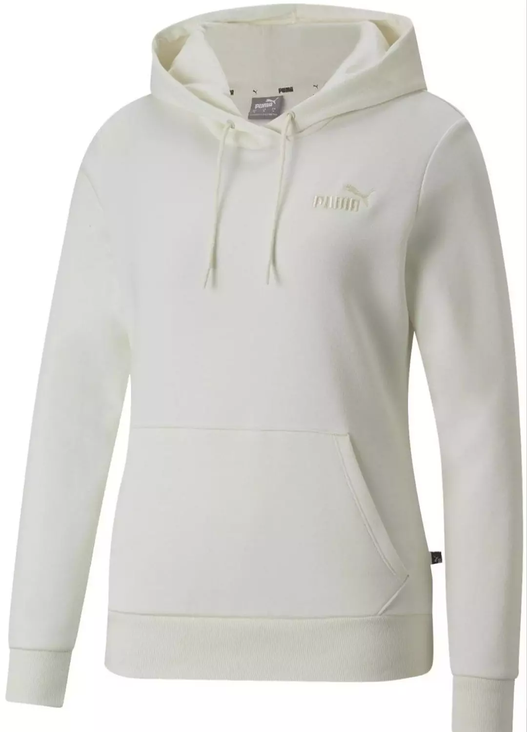 PUMA Essentials Embroidery Hoodie off -white