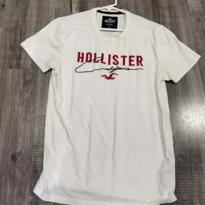 Hollister California White Graphic T-Shirt – Original