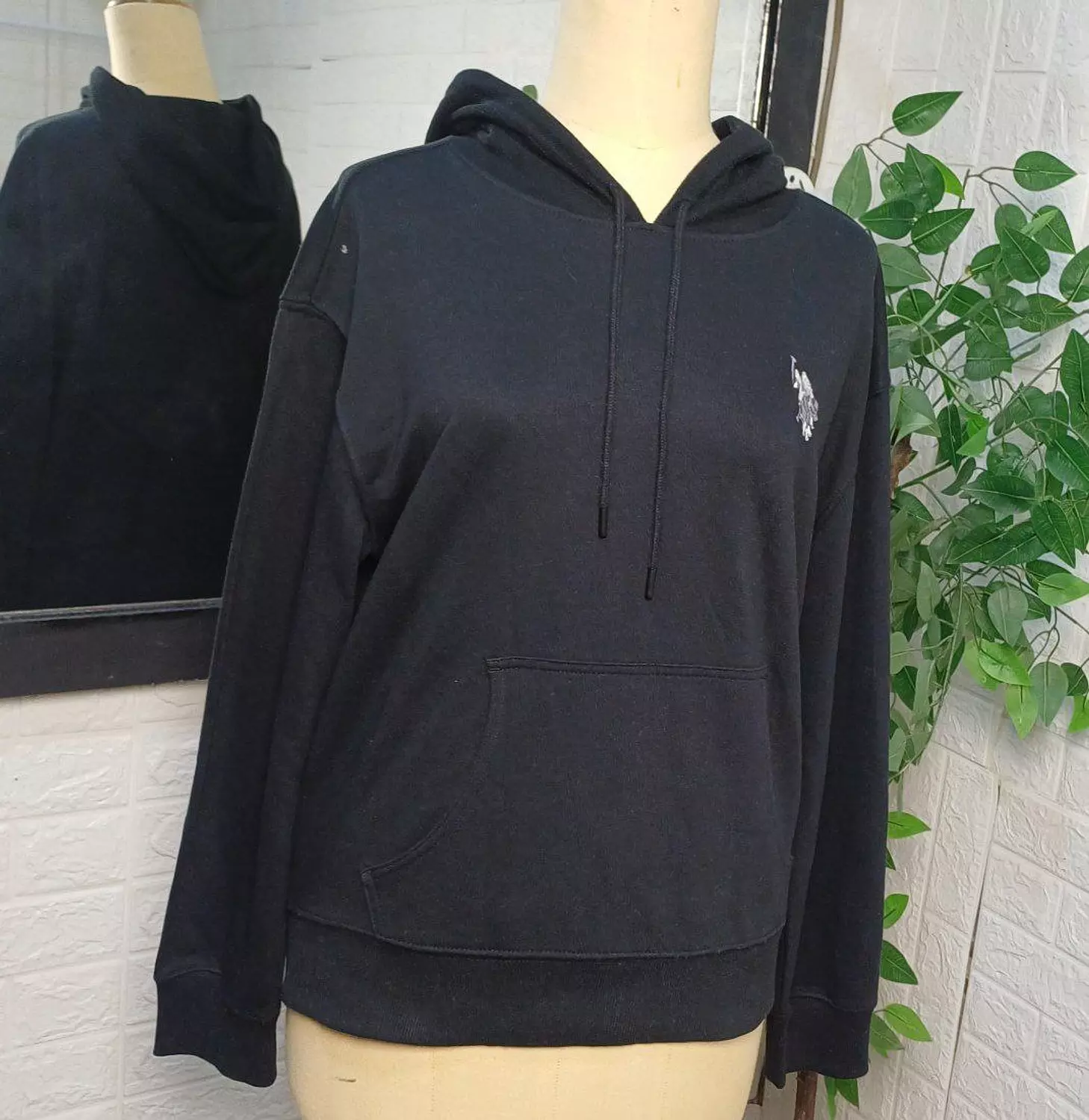 U.S. POLO SWEATSHIRT BLACK