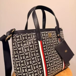 Tommy Hilfiger Monogram Tote Bags