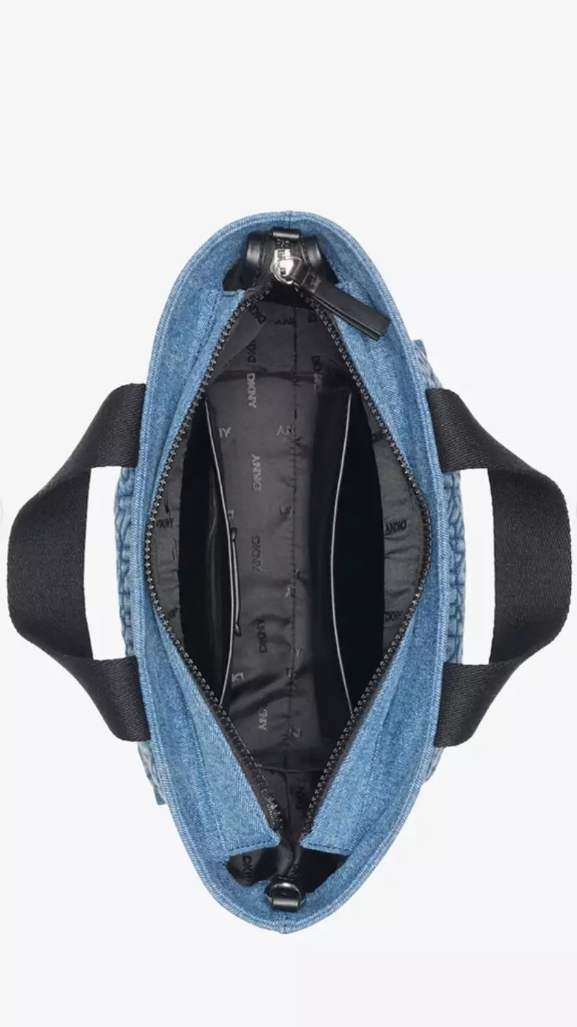 DKNY Tote Bag Monogram Denim