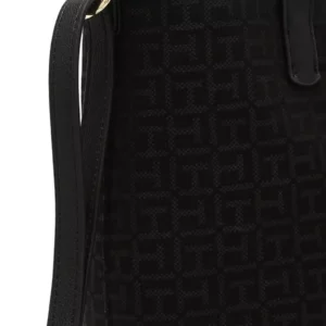 Tommy Hilfiger monogram tote bag classic black