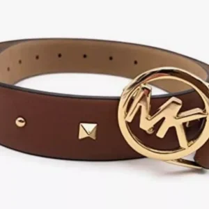 MICHAEL KORS LOGO BUCKLE BELT LUGGAGE