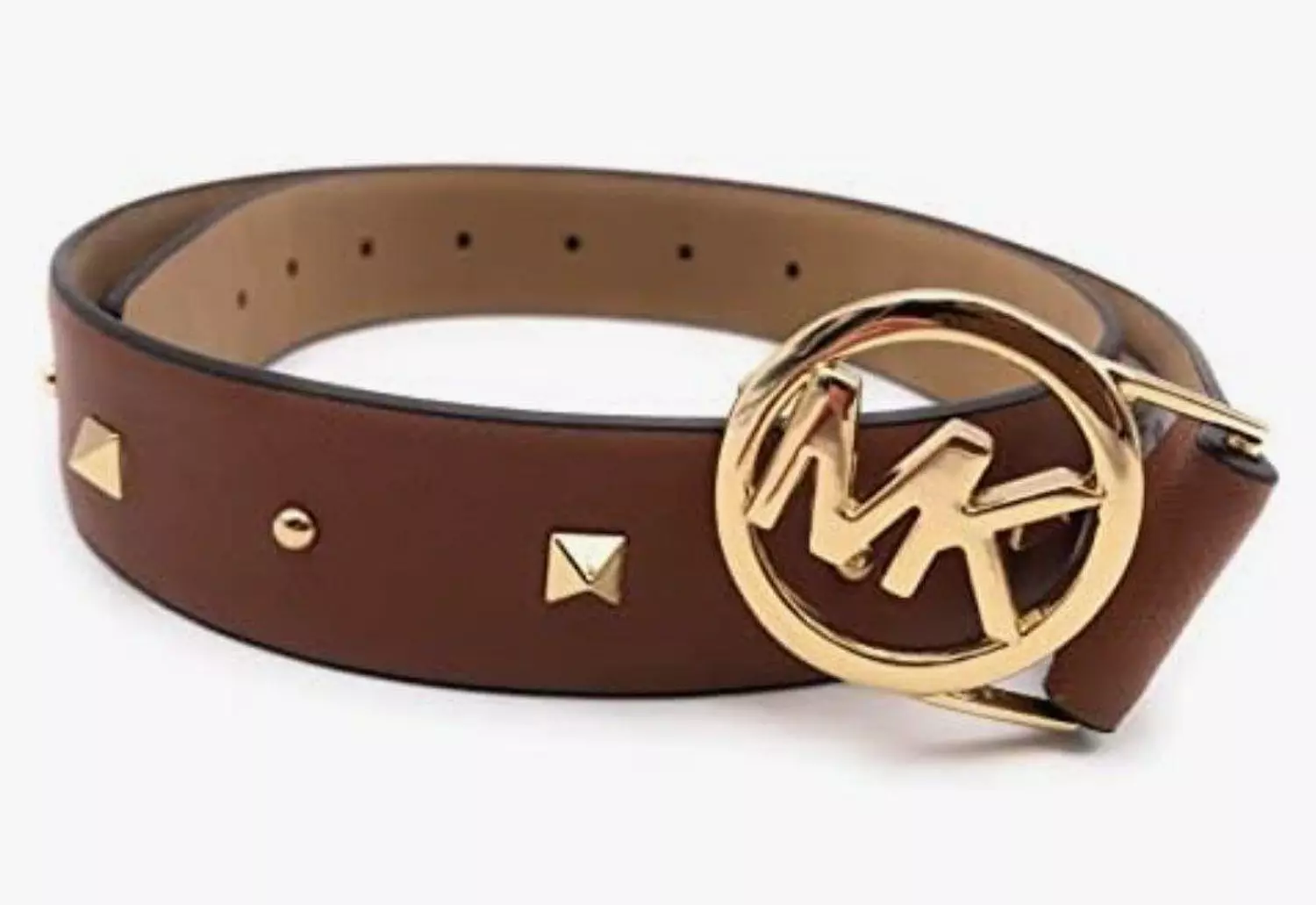MICHAEL KORS LOGO BUCKLE BELT LUGGAGE