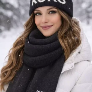 scarf and beanie set shown in the image: