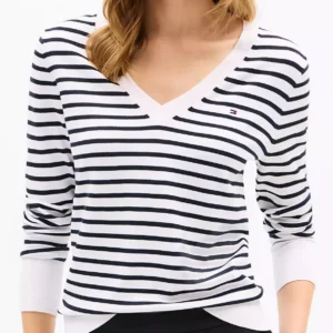 Tommy Hilfiger pullover V-neck white