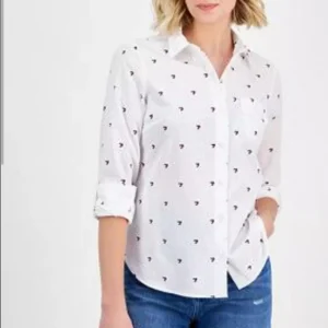 Tommy Hilfiger Monogram Button-Down Shirt