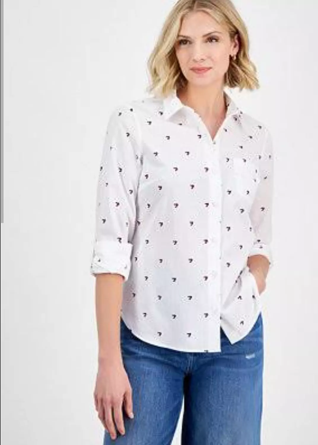 Tommy Hilfiger Monogram Button-Down Shirt