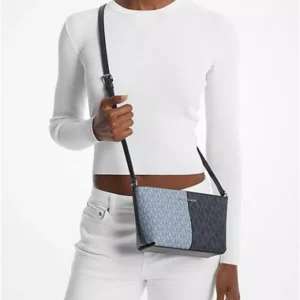 Michael Kors Jet Set Crossbody – Tri-Tone Logo Design