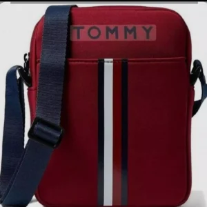 Tommy Hilfiger Crossbody Report Bag navy,white and red