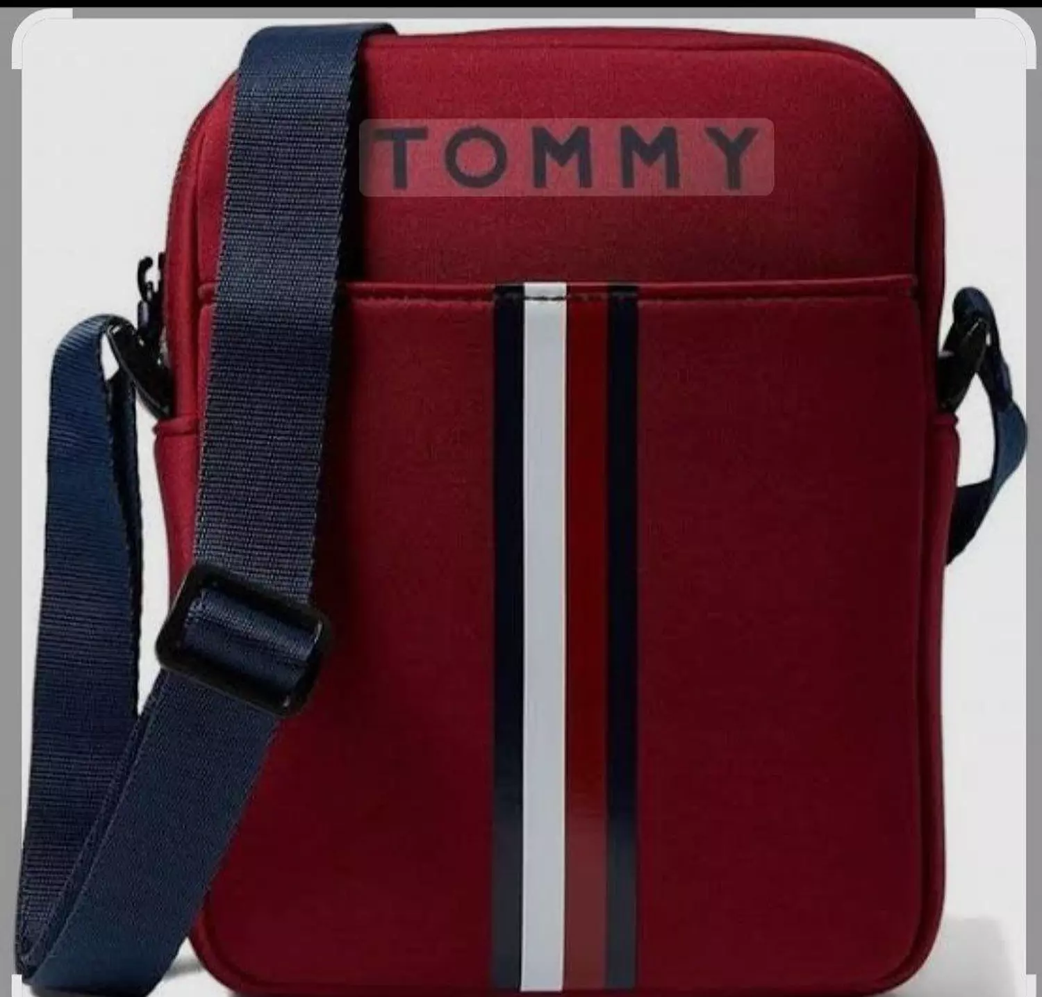 Tommy Hilfiger Crossbody Report Bag navy,white and red