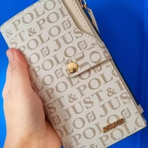 Just & Polo Women's Wallet Cream/ beige high quality