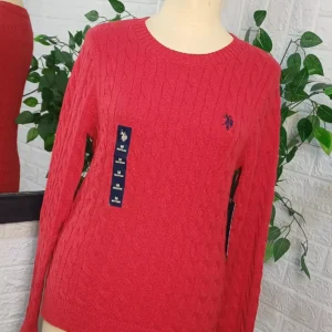PULLOVER U.S. POLO ASSN VIBRANT RED