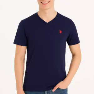 U.S. Polo Assn. Navy V-Neck T-Shirt – Original