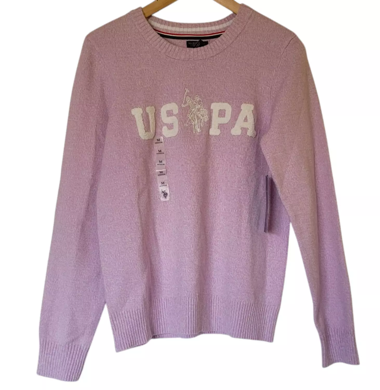 U.S. Polo Assn. Pink Logo Sweater