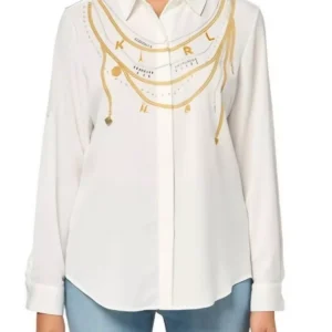 button-down blouse from Karl Lagerfeld Paris