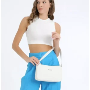 Fossil White Shoulder Bag