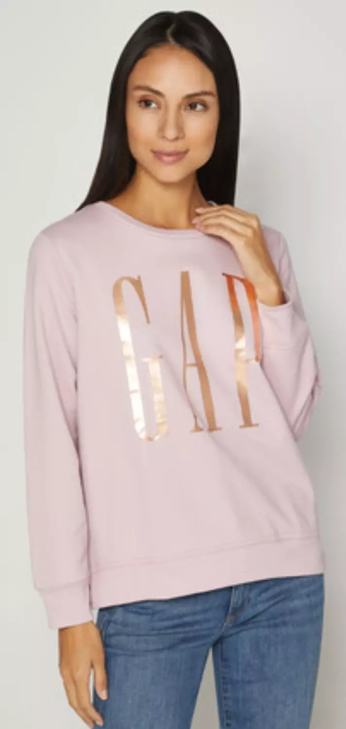 Classic GAP Sweatshirt A soft pastel pale pink