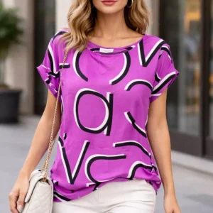 Calvin Klein Logo Print Blouse