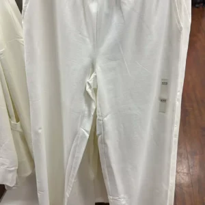 Tommy Hilfiger Women’s Wide-Leg Lounge Pants – Off White