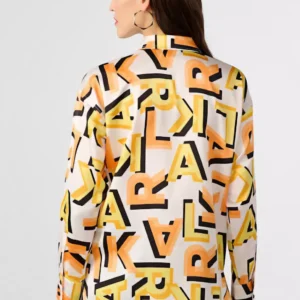 KARL Lagerfeld Paris monogram Blouse