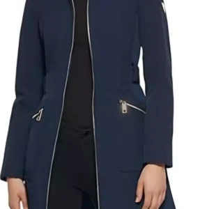 Jacket guess navy blue soft shell