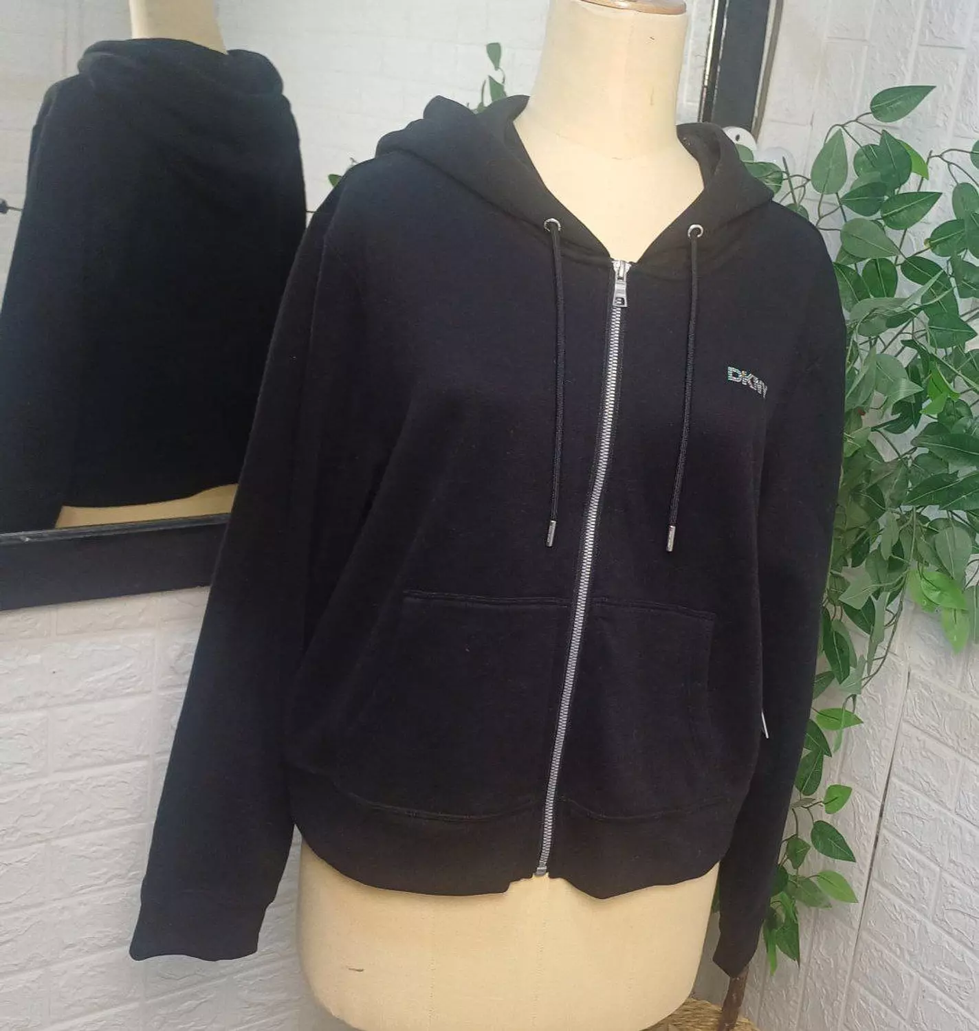 DKNY Women's Full-Zip Hoodie