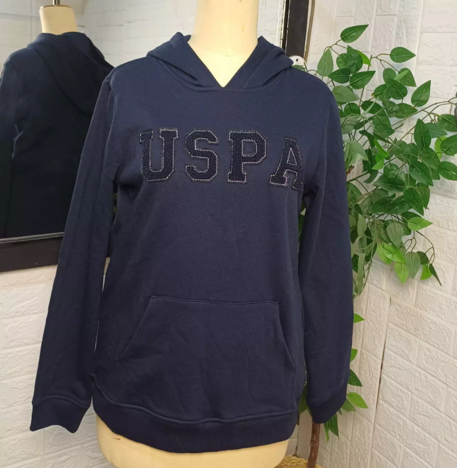 U.S. Polo Assn. Classic Hoodie Navy Blue