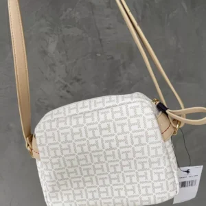 Tommy Hilfiger Crossbody Bag beige and white