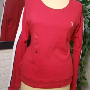 U.S. POLO ASSN  SWEATSHIRT  Vibrant red