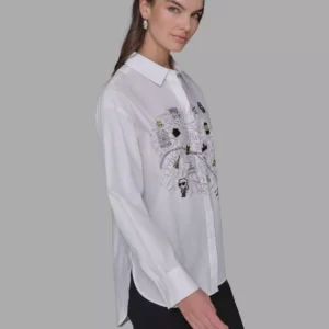 Karl Lagerfeld Paris - Artistic Map Button-Down