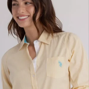U.S. Polo Assn. Striped Shirt ​Yellow Classic Button-Down
