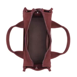 DKNY Tote Bag Canvas Rich Burgundy