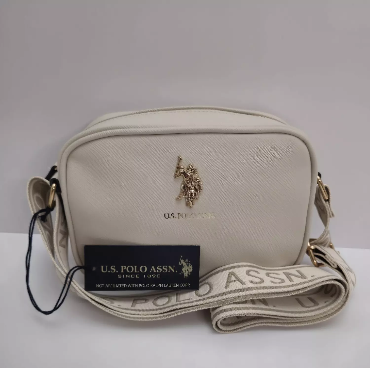 U.S.POLO ASSN Crossbody bag off white