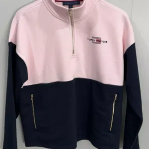 Tommy Hilfiger Color-Block Quarter-Zip Sweatshirt