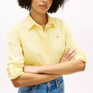 Tommy Hilfiger Classic Fit Button-Down Shirt – Light Yellow