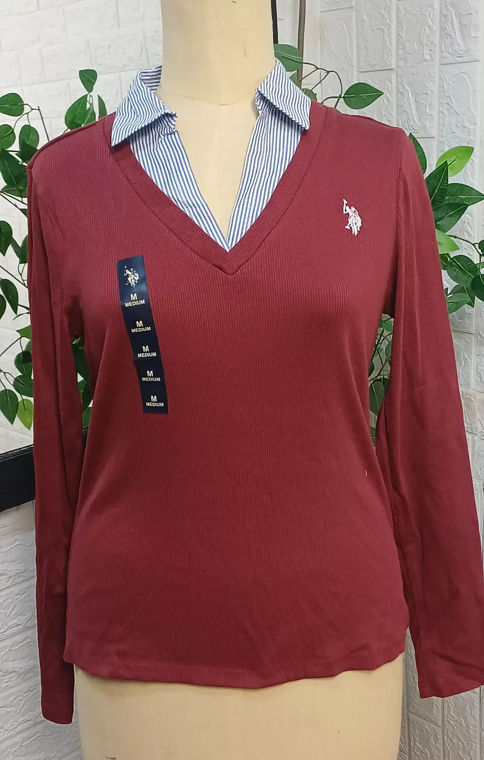 U.S. Polo Assn. women’s 2-in-1 layered top