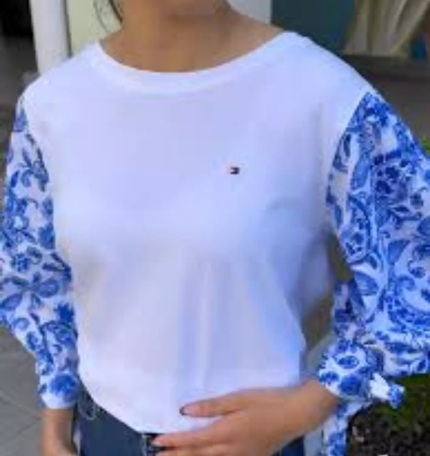 Tommy Hilfiger Statement Sleeve Top