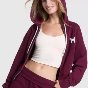 PINK Full-Zip Hoodie
