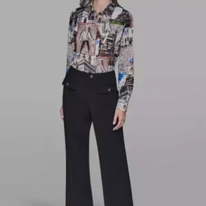Karl Lagerfeld Paris Printed Shirt