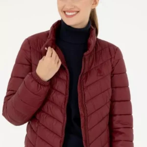 Jacket puffer U.s.polo burgundy