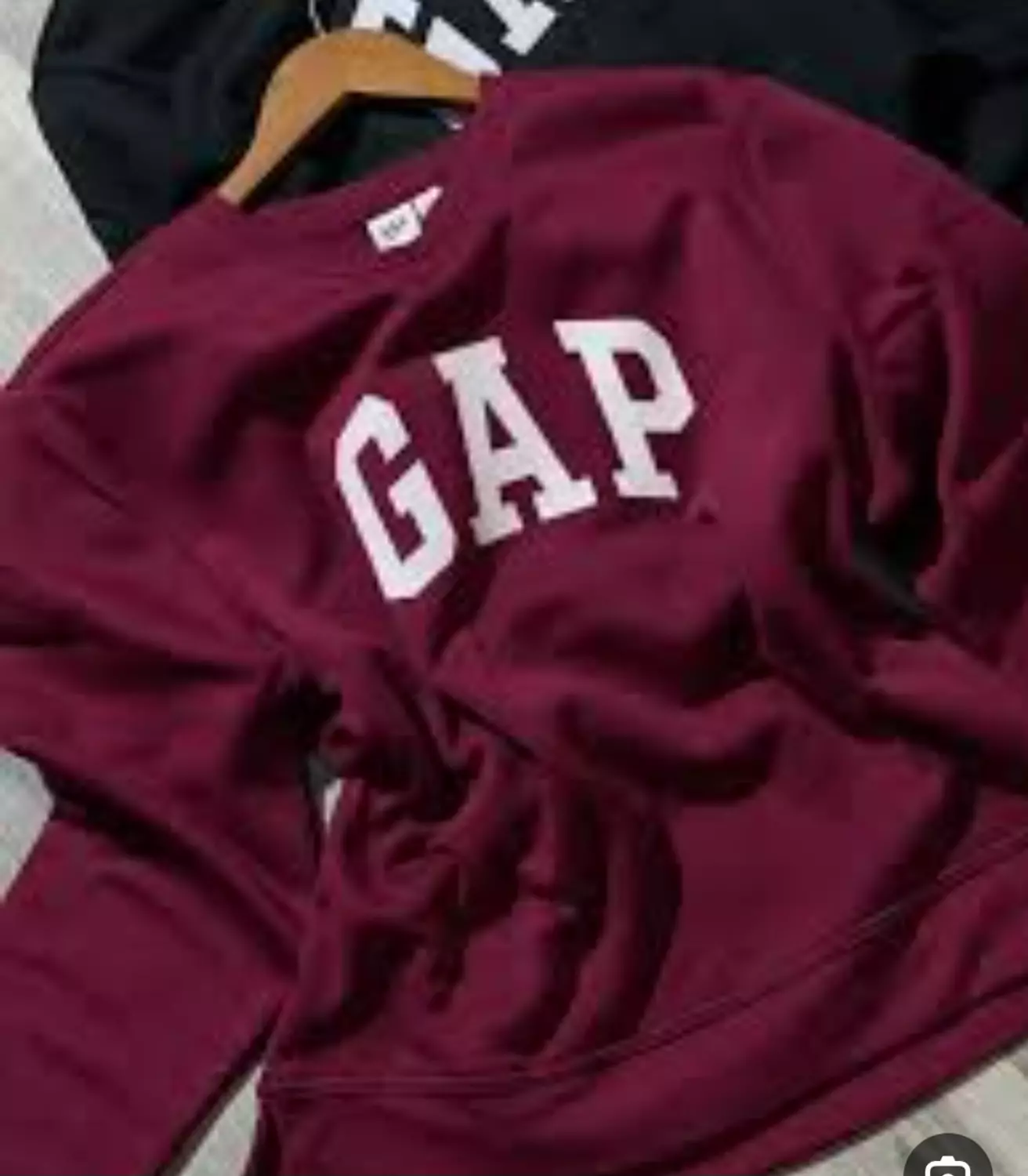 GAP classic logo sweatshirt Burgundy