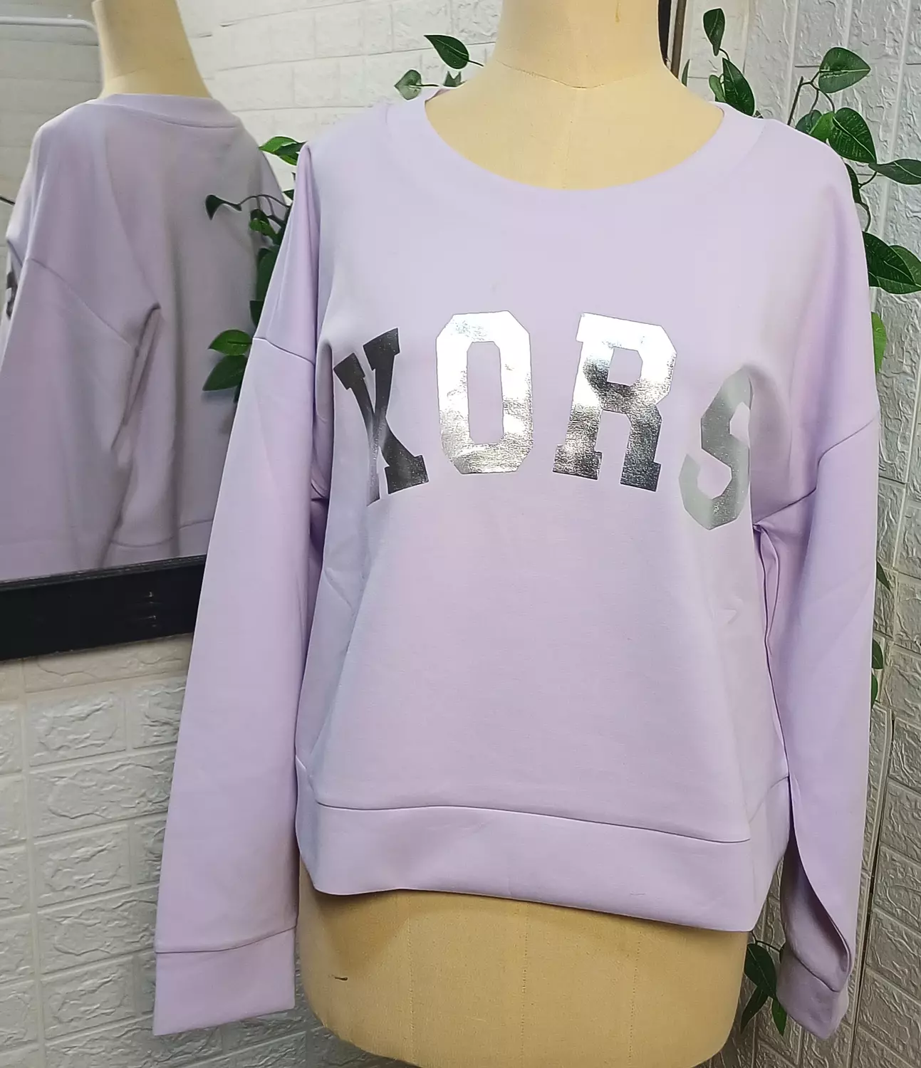 MICHAEL KORS SWEATSHIRT LIGHT PURPLE