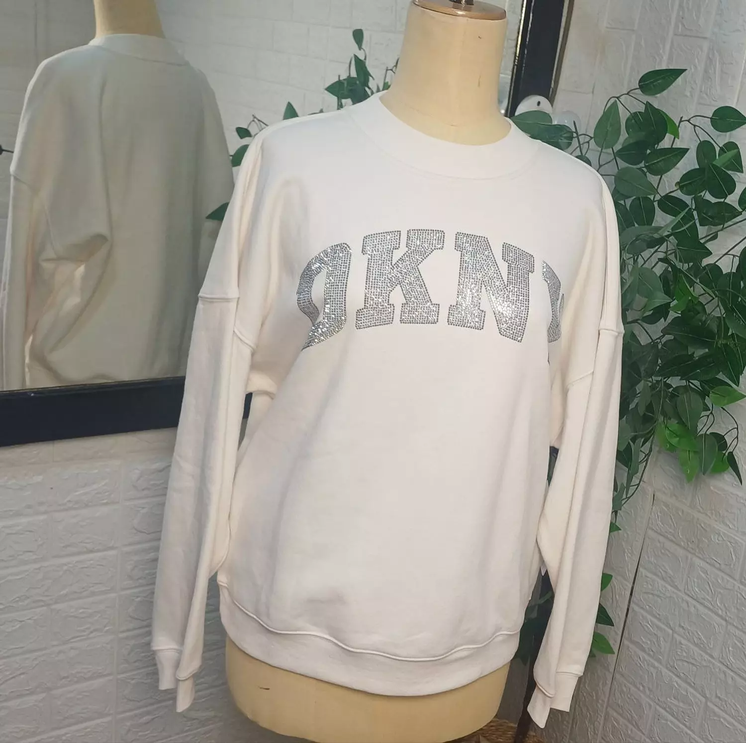DKNY Embellished Sweatshirt