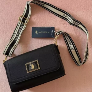 U.S polo Assn Black Crossbody Bag