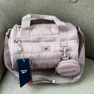 Reebok Quilted Barrel Crossbody Bag